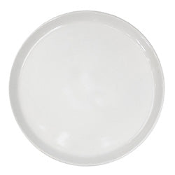 PLATO DE MESA 27x2.5CM BORDE RECTO BLANCO