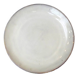 PLATO DE MESA 26CM BLANCO RUSTICO