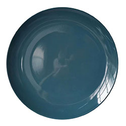 PLATO DE MESA PORCELANA AZUL GARDENIA D26CM