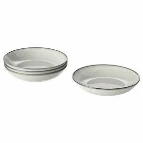 PLATO HONDO CERAMICA GRIS ORGANIC D20CM