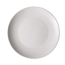 PLATO DE MESA D26CM PORCELANA BEIGE GARDENIA