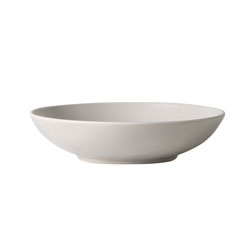 PLATO HONDO D23x5CM PORCELANA BEIGE GARDENIA