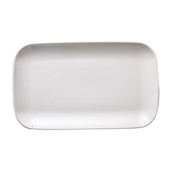 FUENTE RECT. 29x18CM PORCELANA BEIGE GARDENIA