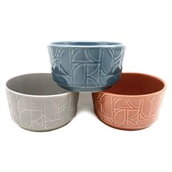 BOWL RECTO CERAMICA D11X6CM GRABADO SURTIDO