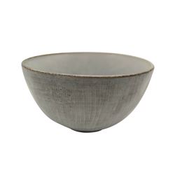 BOWL CERAMICA 15X8CM TEXTURADO GRIS