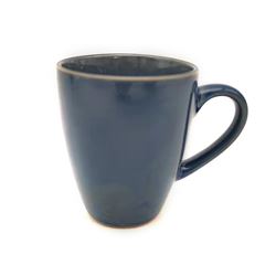 MUG CERAMICA 296ML D7.5X9CM BLANCO ESFUMADO AZUL