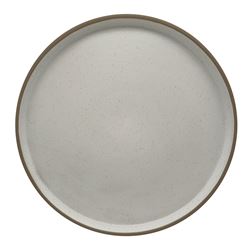 PLATO DE MESA COPENHAGUE 27CM BLANCO C/PINTITAS