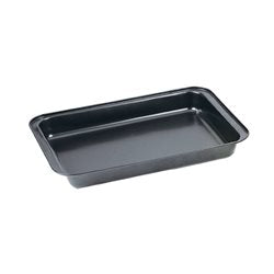 ASADERA RECT 42.5x29x5CM GRIS ANTIADHERENTE