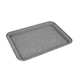 ASADERA GRIS ANTIADHERENTE.  38.5X27.5X1.5CM
