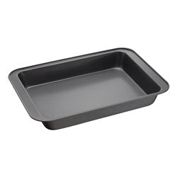 ASADERA RECTANGULAR GRIS ANTIADHERENTE 30x20x4.5CM