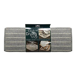 ESCURRE MAT VAJILLA MICROF 48x40CM A RAYAS GRIS