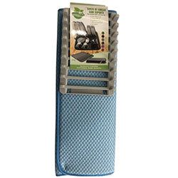 ESCURRE MAT MICROF 40x45CM CON RACK 12x20CM AZUL