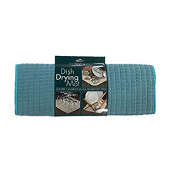 ESCURRE MAT VAJILLA MICROFIBR 40x45CM REJILLA AZUL
