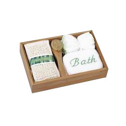 SET X4PZAS BAÑO CEPILLO/ESPONJA ESPALDA/2ESPONJAS