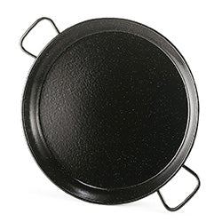 PAELLERA DEGUSTACION ESMALTADA D20CM NEGRO