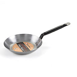 SARTEN LLANA PULIDA D26CM S/BORDE C/MANGO TUBO GARC