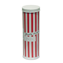 LATA PARA PASTA D11/H30CM RETRO ROJA