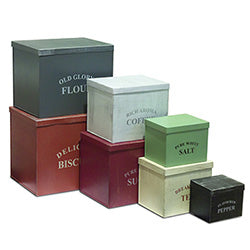 SET X 7PZAS LATAS PARA ESPECIAS DIFERENTES MEDIDA