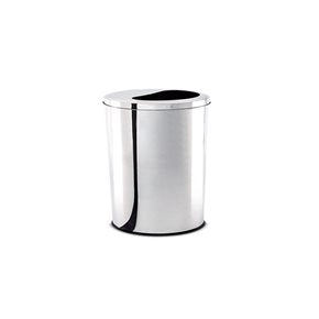PAPELERA 1/2 LUNA 8L ACERO BRINOX