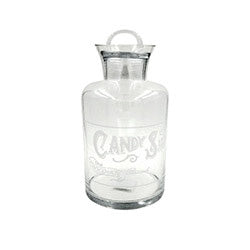 JARRO CARAMELERO VIDRIO  GDE D14/H28CM