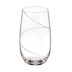 VASO VIDRIO TRANSPARENTE D6.2/H13.2CM LINEAS