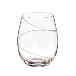 VASO VIDRIO TRANSPARENTE D7.2/H12CM LINEAS