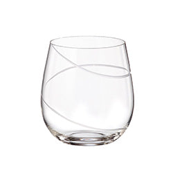VASO VIDRIO TRANSPARENTE D7/H9.5CM LINEAS