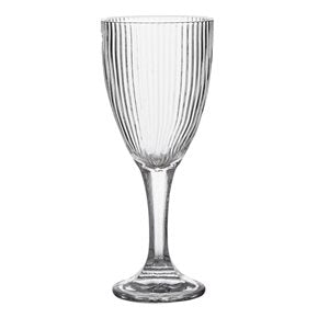 COPA DE VIDRIO 400ML INCOLORO ACANALADO