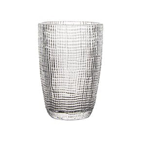 VASO LARGO DE VIDRIO 420ML INCOLORO MUSELINA