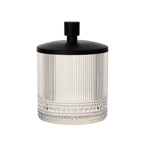 FRASCO VIDRIO C/TAPA D10x14CM CLAVO ACANALADO