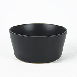 BOWL RECTO STONEWARE D15.5x7.5CM TOKIO NEGRO