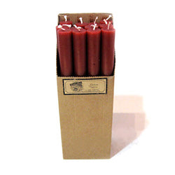 SET X12PZAS VELA H24CM ROJO-CEDAR VANILLA SPICE