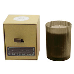 VELA D7/H10CM VOTIVO MARRON-APRICOT & SAFFRON