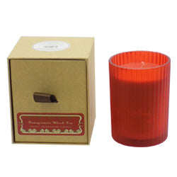 VELA D7/H10CM VOTIVO RUST-BLOODY ORANGE CARAMEL