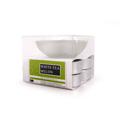 SET 9 TEALIGHT D4/H2+VOTIVO-VERDE-WHITE TEA MELON