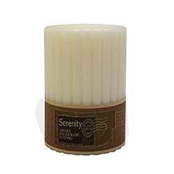 VELA D7/H10CM MARFIL-SPICY WOODY