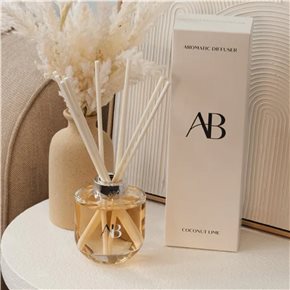 DIFUSOR DE AROMA 200ML COCONUT LIME BLANCO