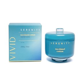 VELA AROMATIVA 230G SEA ISLAND COTTON CELESTE