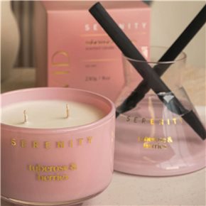 DIFUSOR DE AROMA 200ML TUBEROSE & BERRIES ROSA