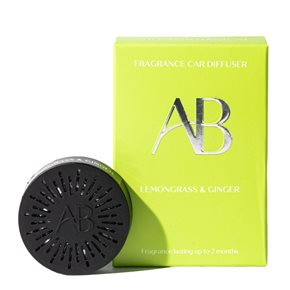 DIFUSOR PARA AUTO LEMONGRASS/GINGER BLANCO