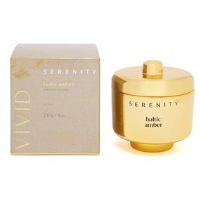 VELA SERENITY 230G  AMBAR BALTICO Y ALMIZCLE