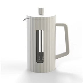 CAFETERA/TETERA FRENCH  1000ML  BOROSILICATO/PP  BLANCO CATANIA