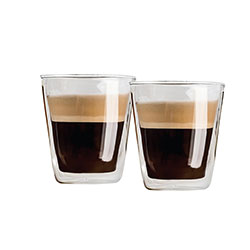SET 2 VASOS DOBLE PARED 85ML VIDRIO VARENNA