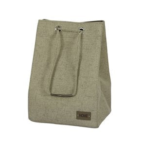 BOLSA P/ROPA C/ASAS 35X30XH50CM TELA BEIGE