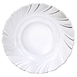 PLATO LLANO 25.4CM VIDRIO MILLENIUM