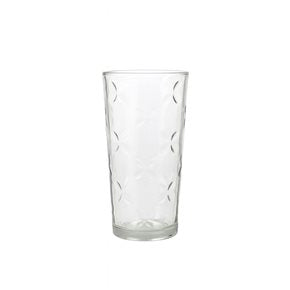 VASO VIDRIO 225 ML FLORES