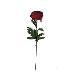 PEONIA 75CM ROJA