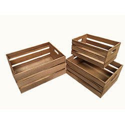 CAJA ORGANIZADORA MADERA PAULOWNIA 40x30x19CM