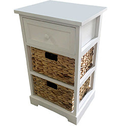 MUEBLE 1 CAJ 2 CANASTOS JACINTO AGUA 36x29x61CM