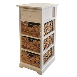 MUEBLE 1 CAJ 3 CANASTOS JACINTO AGUA 36x29x87CM